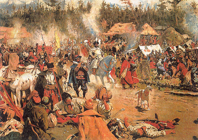 «В Смутное время», С. В. Иванов, 1886 г. «В Смутное время», С. В. Иванов, 1886 г.