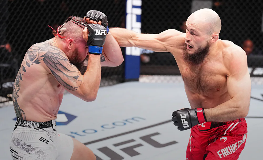 «В UFC хотят больше ударников. Создайте лигу чисто ударников!» Яркий «В UFC хотят больше ударников. Создайте лигу чисто ударников!» Яркий Фахретдинов перед боем