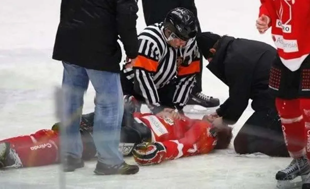 Болельщики пожелали смерти игроку. Прямо на льду его спасал судья Болельщики пожелали смерти игроку. Прямо на льду его спасал судья