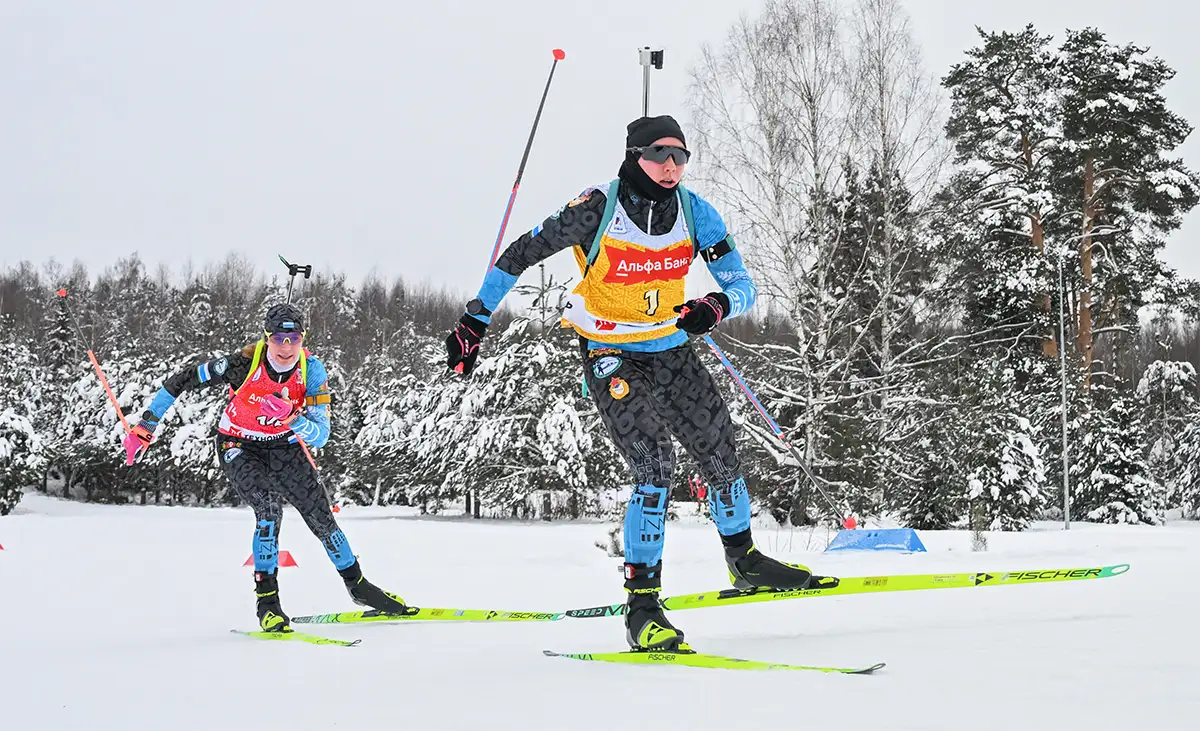 Женский суперспринт на чемпионате России по биатлону. Дуэль Шевченко и Женский суперспринт на чемпионате России по биатлону. Дуэль Шевченко и Дербушевой