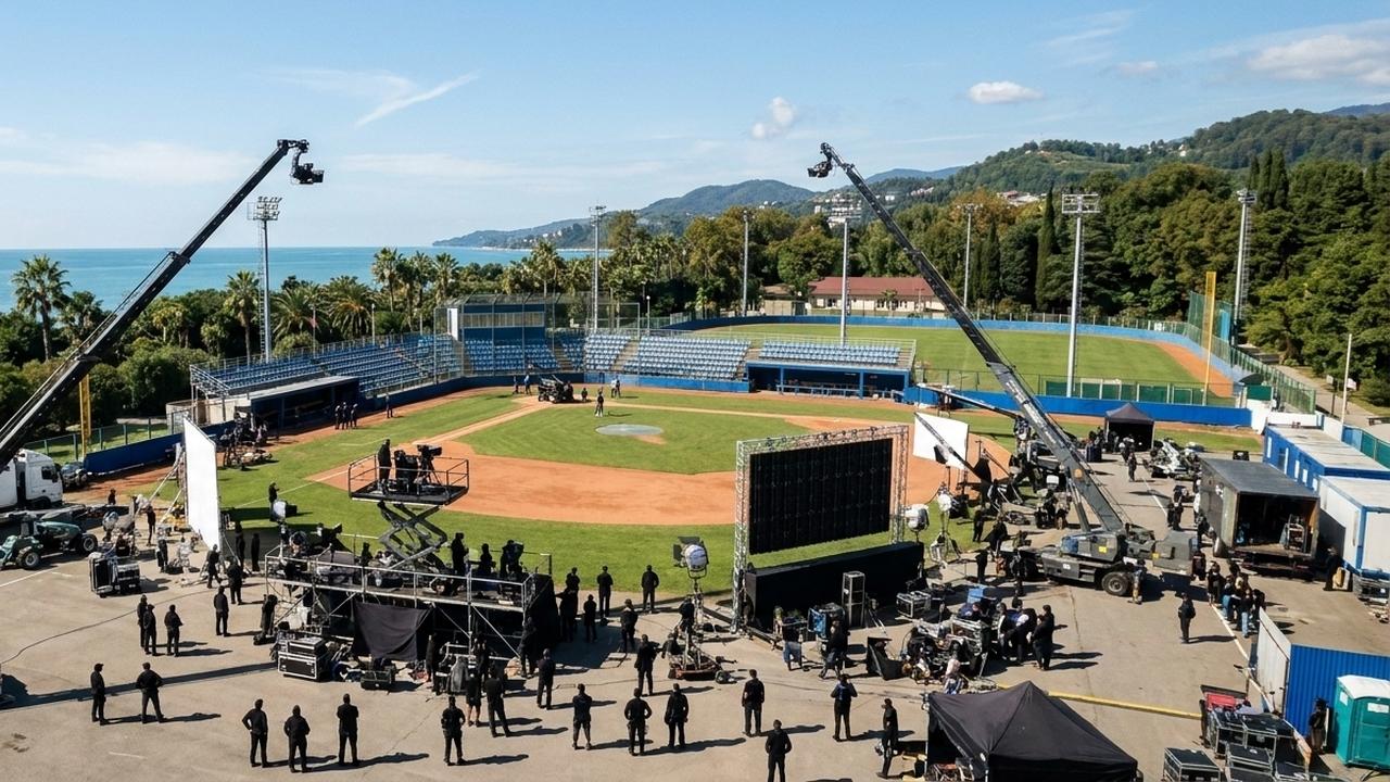 «Моя героиня!»: Павел Прилучный и Ника Здорик снимаются в спортивной комедии в Сочи